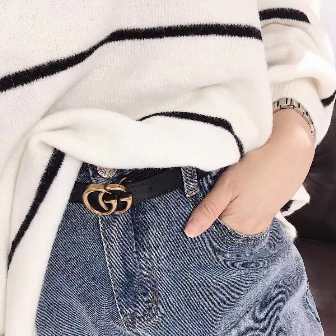 Women's Double-G Dress Belt - Comprehensive 7