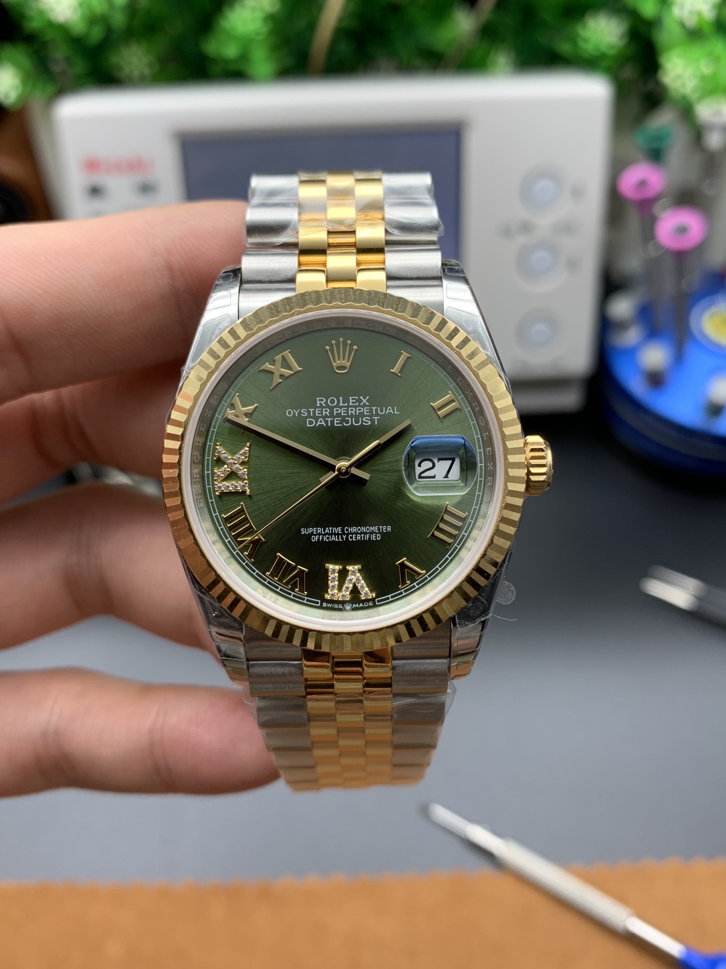 ROLEX ロレックス デイトジャスト コンビ 36mm-トップクオリティ