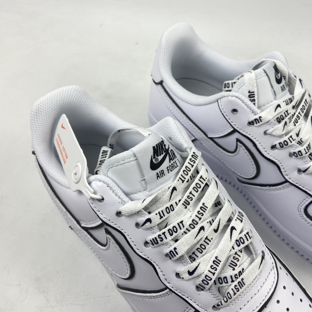 280 Stussy x Nike Air Force 1 Low 斯图西联名 白炫彩反光空军一号低帮休闲板鞋 BQ6425-109