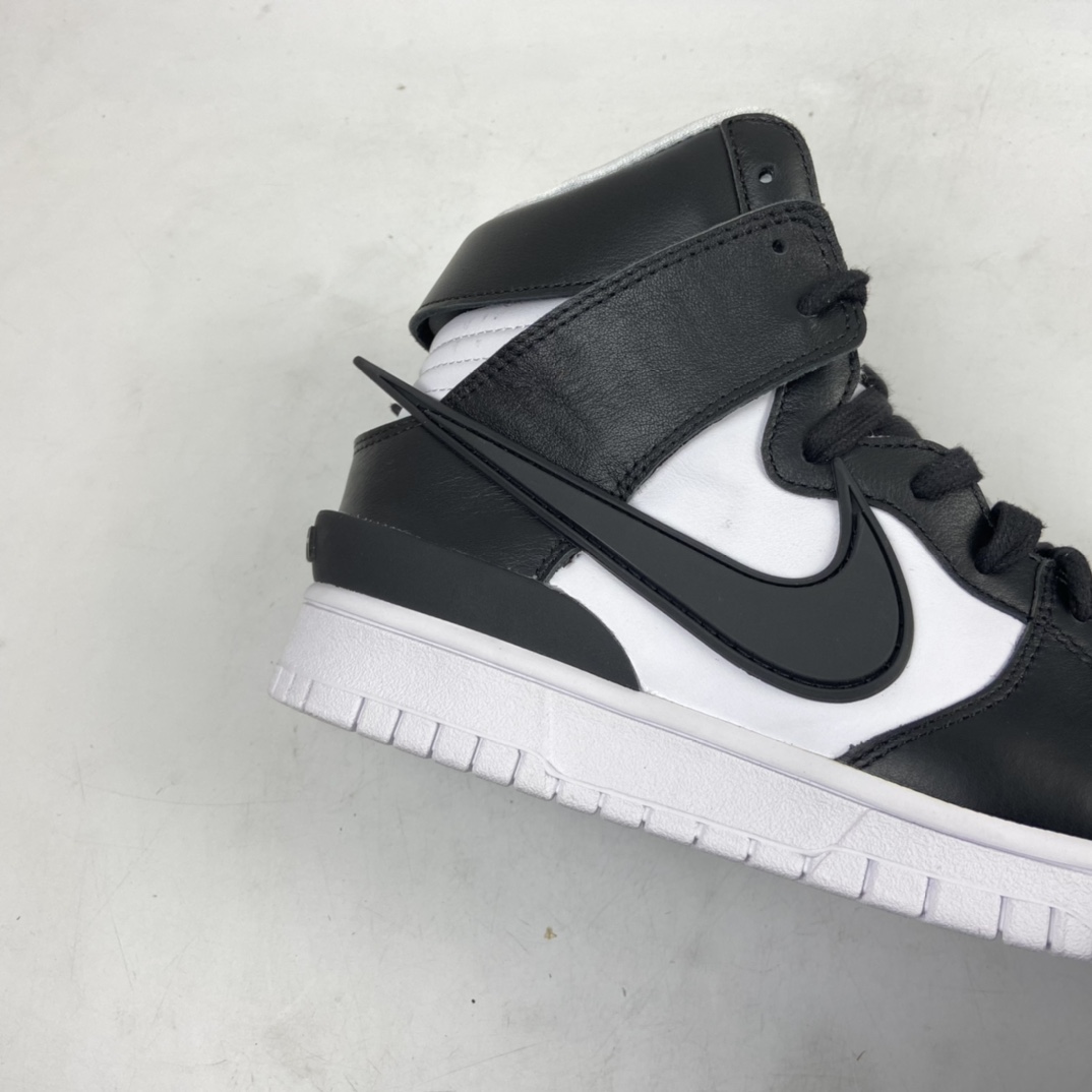 450 AMBUSH x Nike Dunk High ”Black” 黑白熊猫 CU7544-001