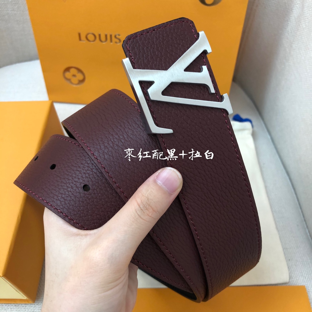 [LV Belts]Louis Vuitton LOUISVUITTONM26 genuine mold opening This belt is made
