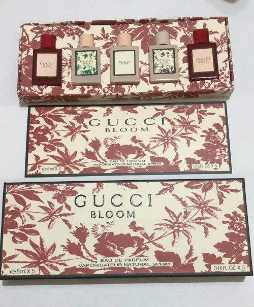 Gucci Bloom Miniature Perfume Set - 5 x 5ml Floral Fragrance Collection 1 Gucci Bloom Miniature Perfume Set - 5 x 5ml Floral Fragrance Collection