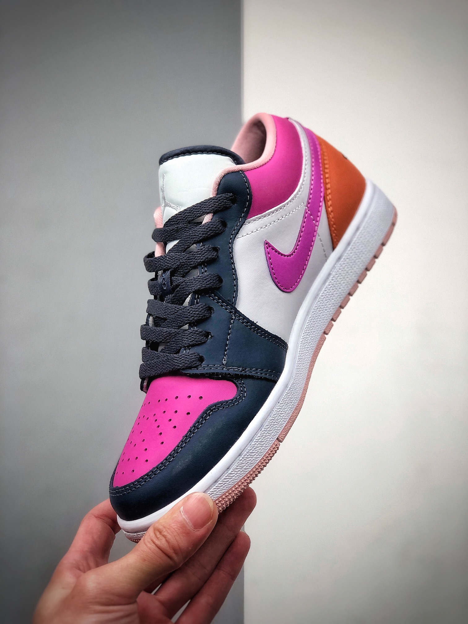220  WMNS Air Jordan 1 Low “Cactus Flower” 低帮 粉紫鸳鸯 AJ1 乔丹1代  DJ4342-400