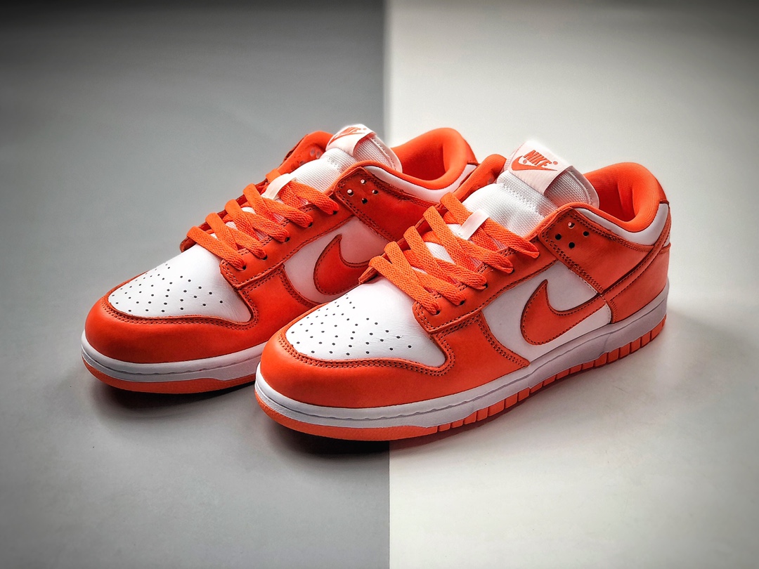 300  耐克 SB Dunk Low SP Syracuse 2020WHITE/ORANGE 肯塔基雪城橙板滑鞋 CU1726-101