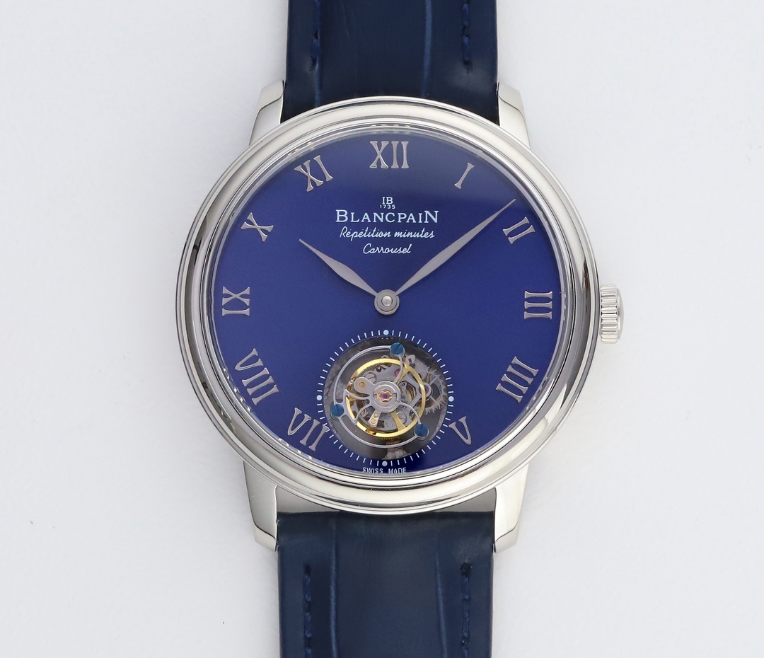 Blancpain Novo
 Relógio Azul Colecção Primavera Mechanical Movement