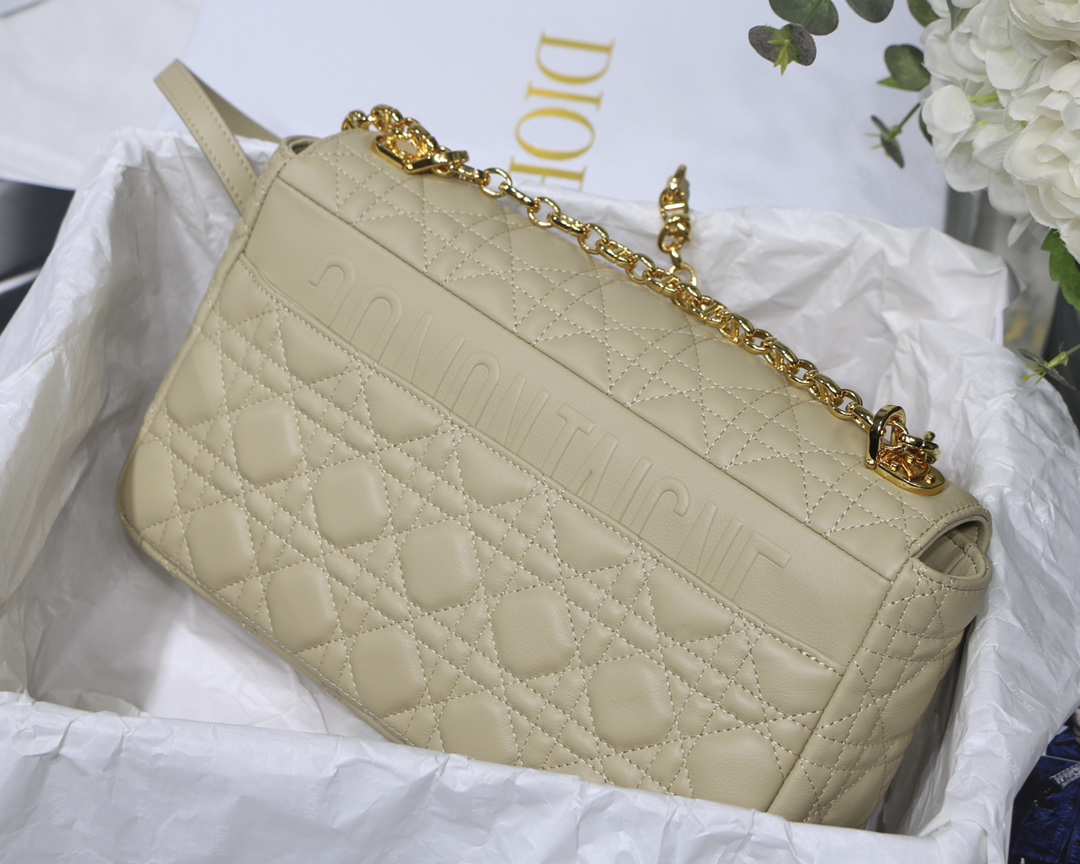 Dior 30 Montaigne Beige shoulder