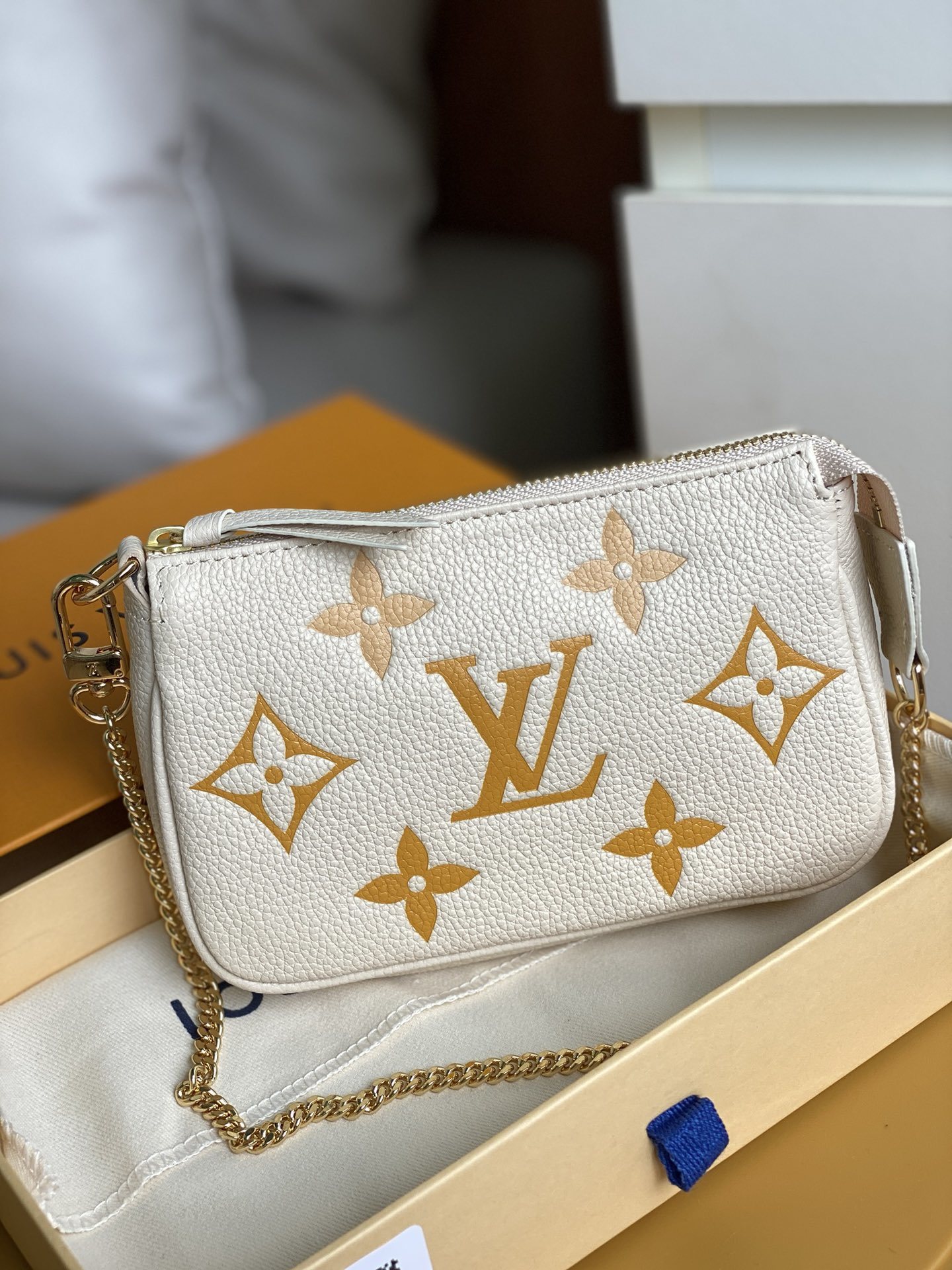 顶级原单M80501香草黄全皮钱包系列BYTHEPOOL春夏系列MiniPochetteAccessoi