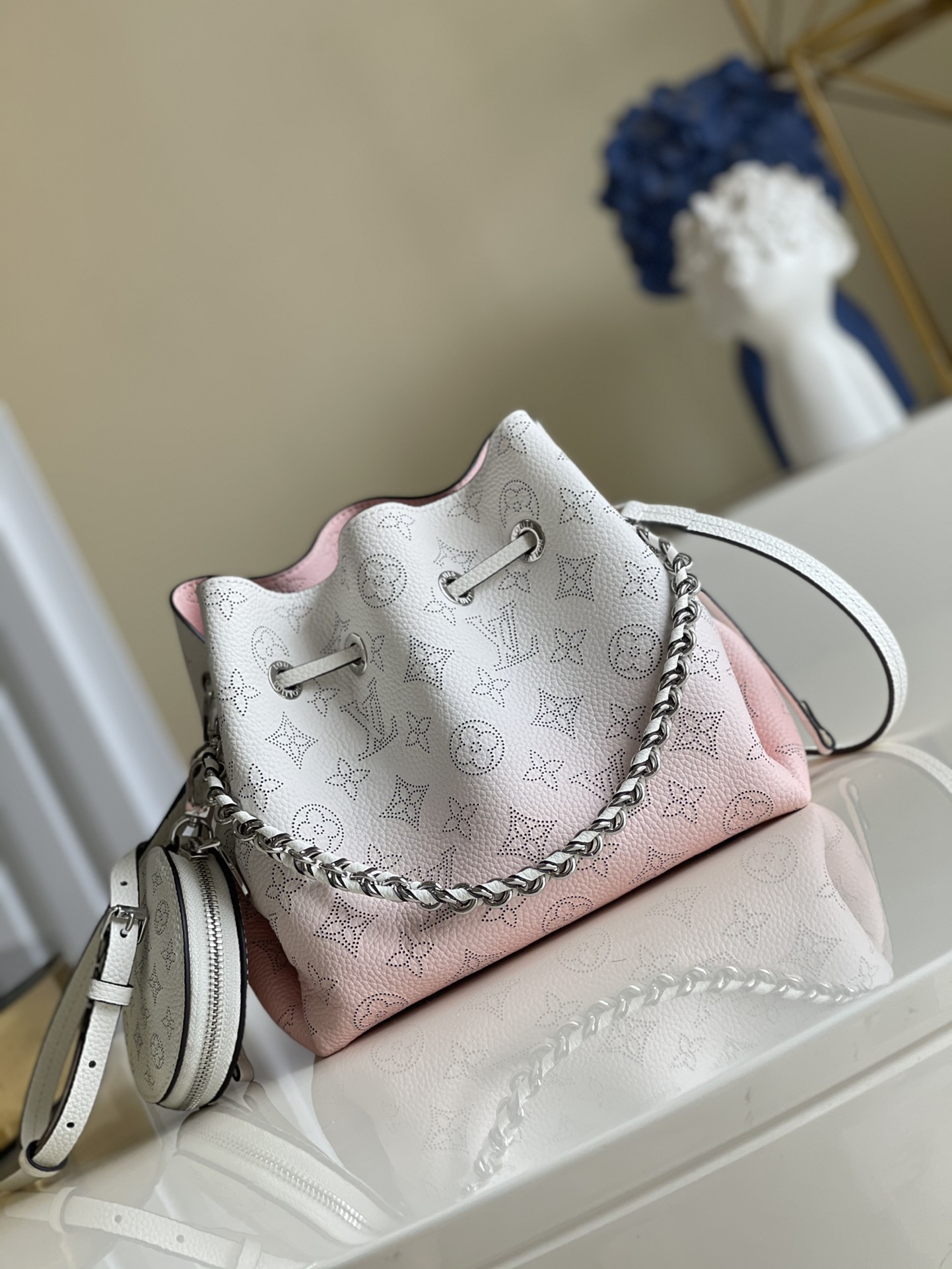 NO:397281,M57068 gradient pink round cake, LV [original skin], louis vuitton19860909M57068渐变粉色圆饼,LV【原厂皮】,louis vuitton,Bag