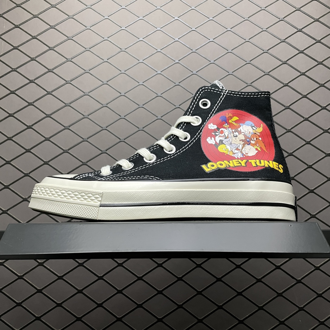 140 Converse 匡威 Chuck 70s 高帮印花 帆布休闲板鞋