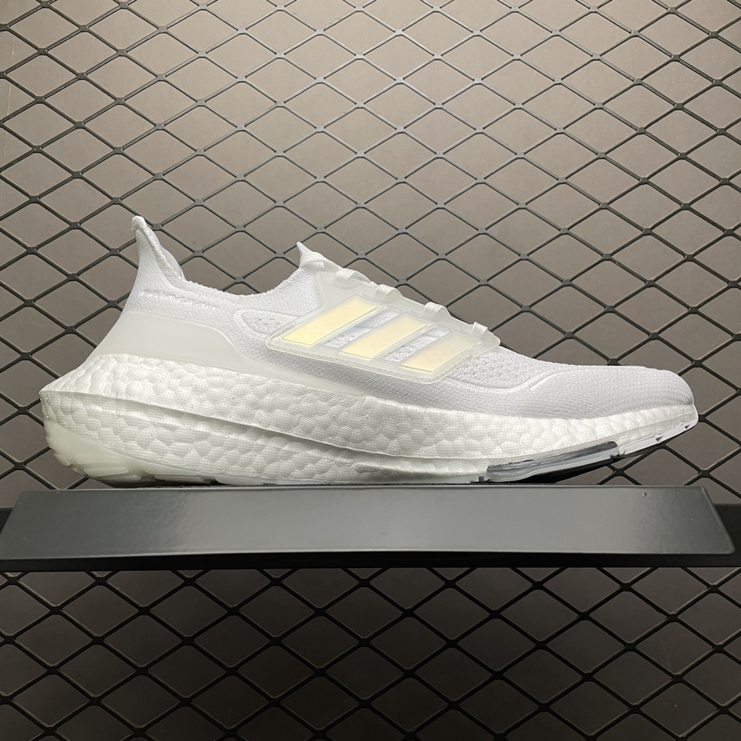 220 AD 阿迪 Ultra Boost UB21 超弹力爆米花中底休闲跑步鞋 FY0846
