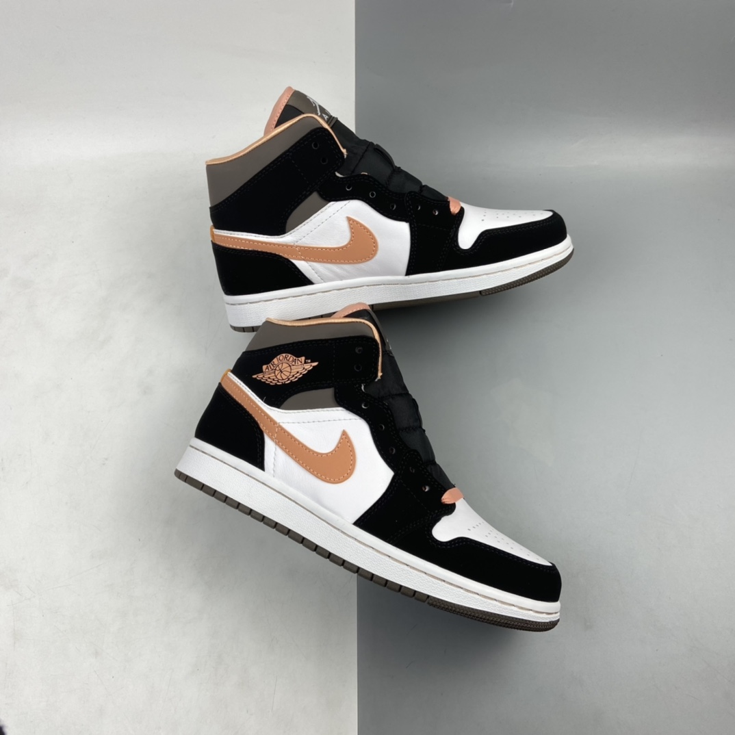 P260 Air Jordan 1 Mid AJ1 乔1 中帮百搭休闲运动板鞋DH0210-100