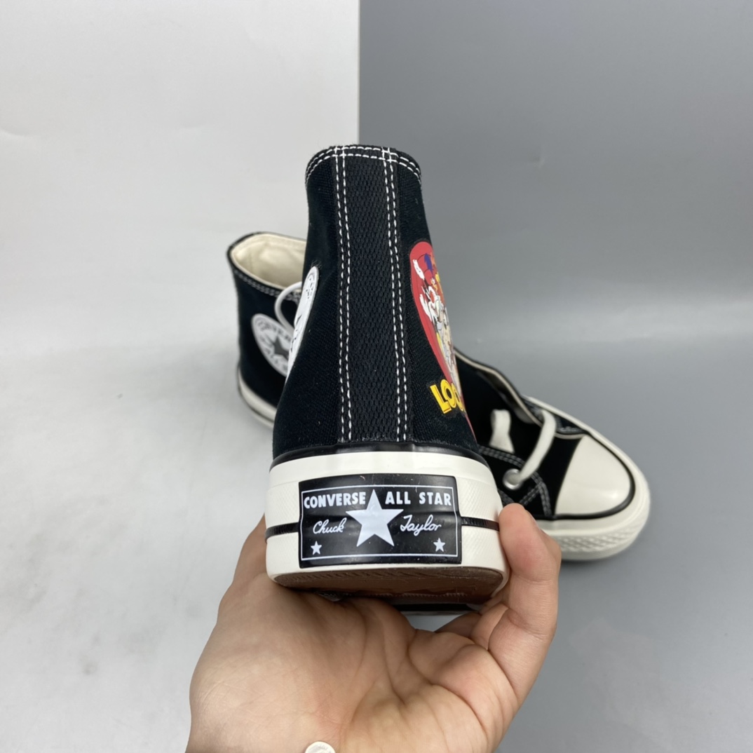 P140 Converse Chuck 1970s 匡威经典涂鸦限定款三星标帆布鞋 162050C