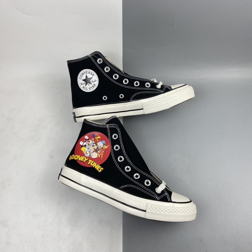 P140 Converse Chuck 1970s 匡威经典涂鸦限定款三星标帆布鞋 162050C