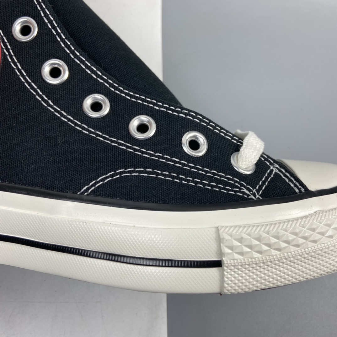 P140 Converse Chuck 1970s 匡威经典涂鸦限定款三星标帆布鞋 162050C