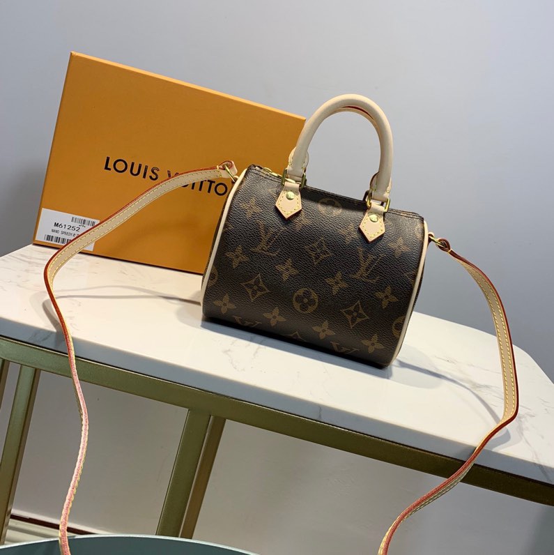 Louis Vuitton LV Speedy Bags Handbags Monogram Canvas Mini M61252