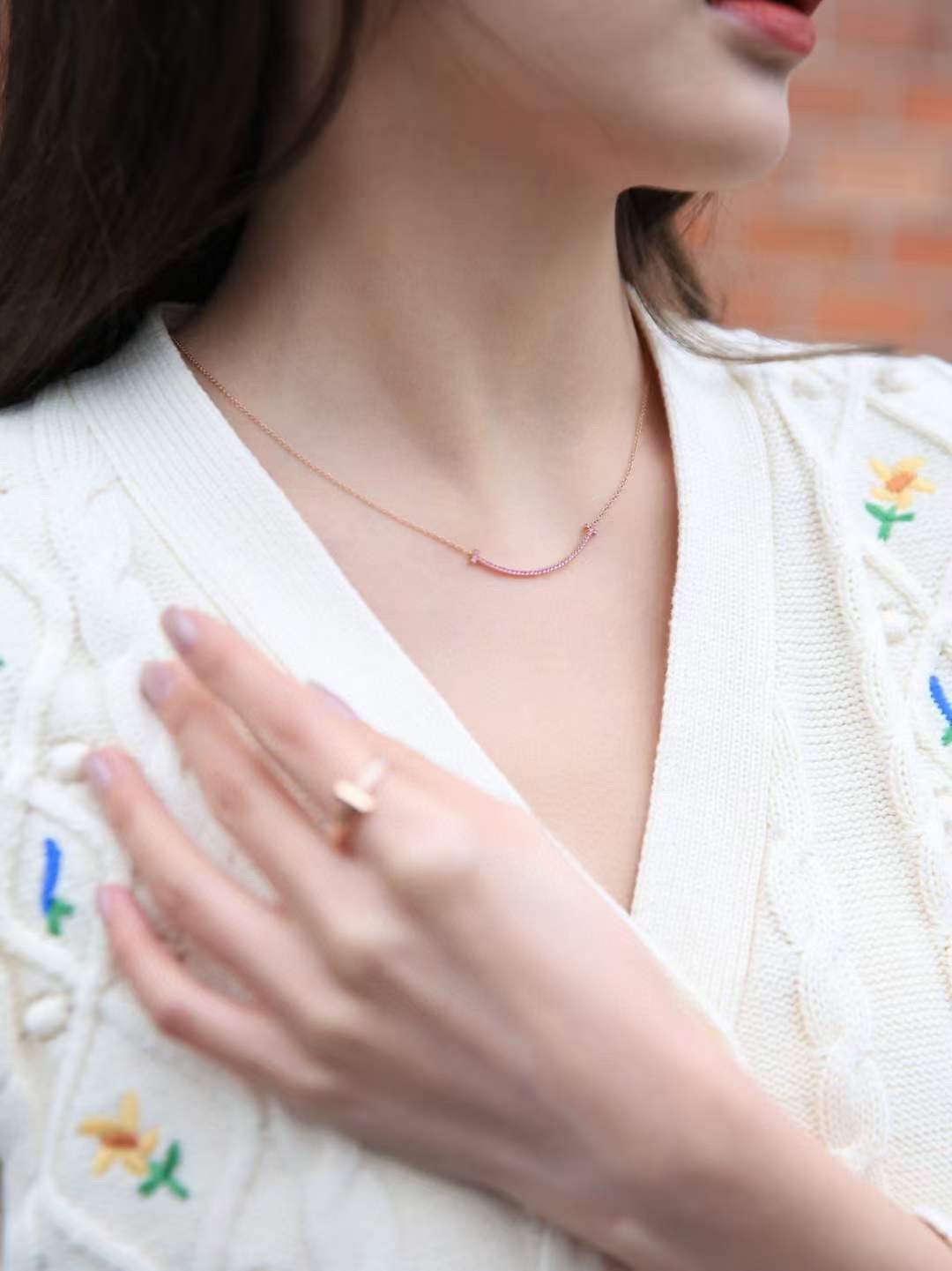 Tiffany & Co. Tiffany&Co.新年限量款微笑项链