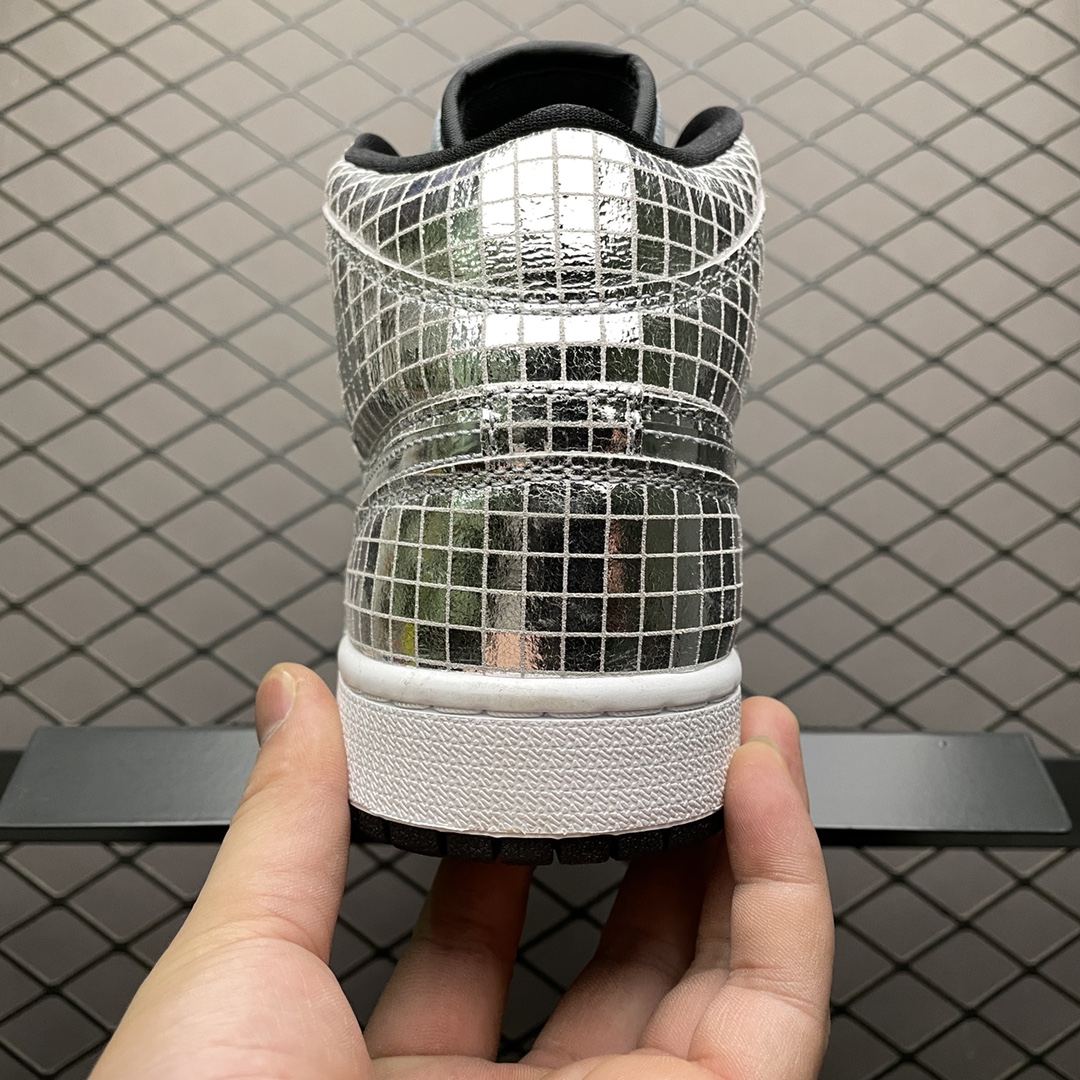 260  Air Jordan 1 Mid ” Disco Ball” AJ1乔1中帮文化篮球鞋 CU9304-001