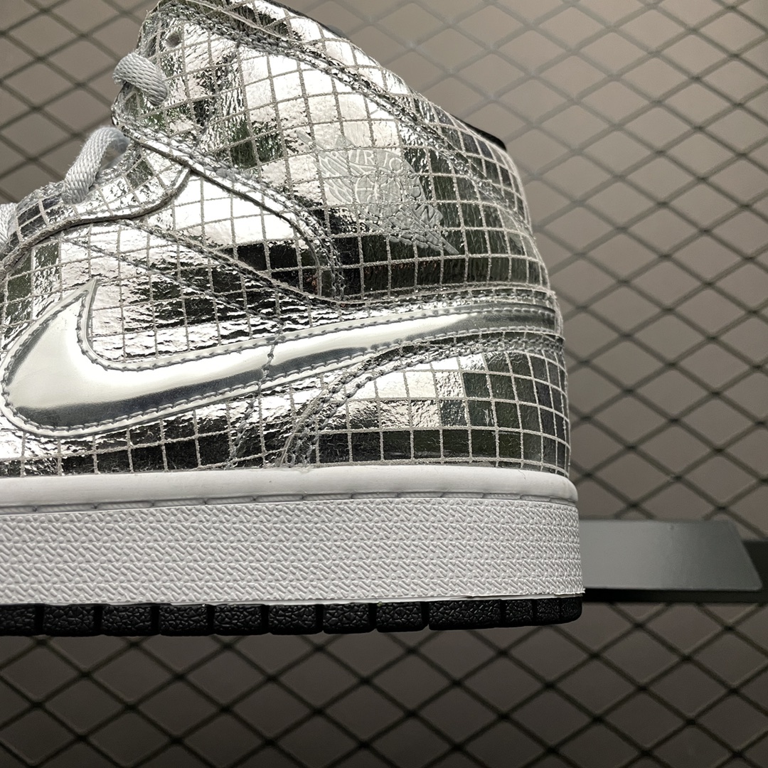 260  Air Jordan 1 Mid ” Disco Ball” AJ1乔1中帮文化篮球鞋 CU9304-001