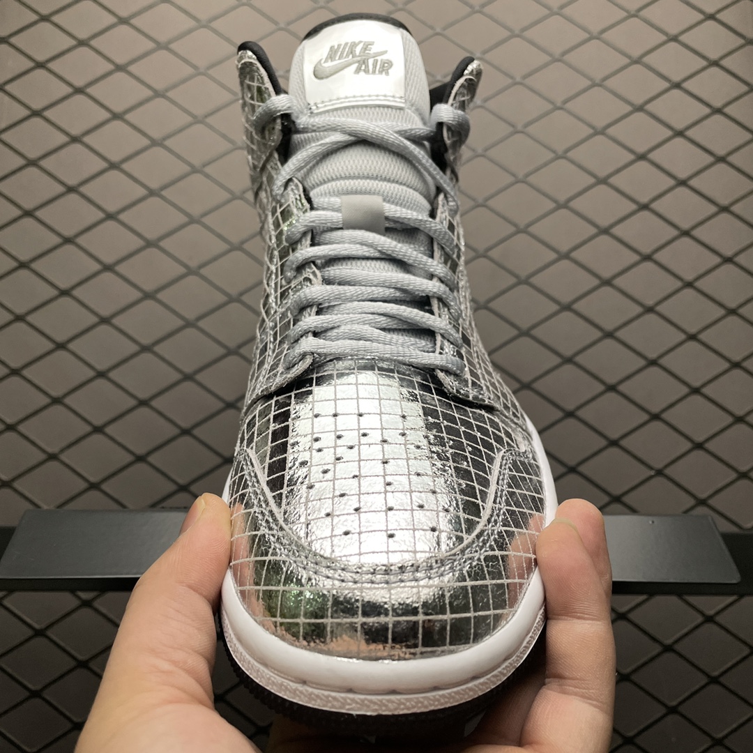260  Air Jordan 1 Mid ” Disco Ball” AJ1乔1中帮文化篮球鞋 CU9304-001