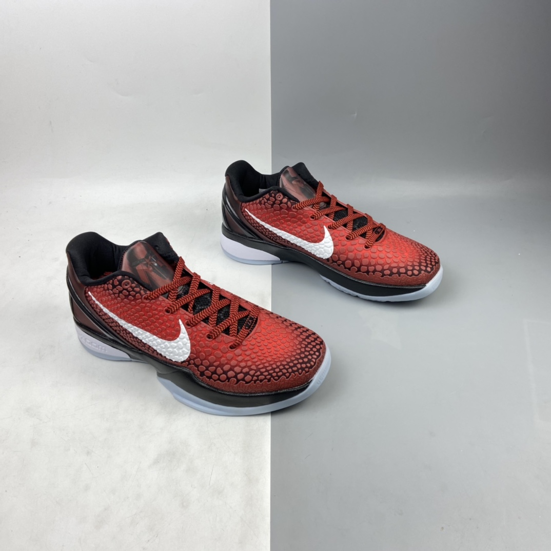 P260 Nike Zoom Kobe VI 科比6代 复刻 黑红色 全明星配色 波点 鱼鳞纹 DH9888-600