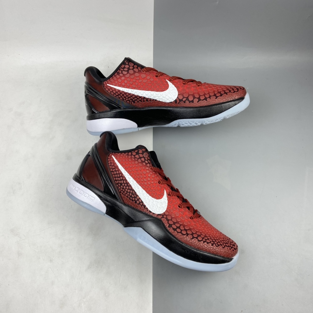 P260 Nike Zoom Kobe VI 科比6代 复刻 黑红色 全明星配色 波点 鱼鳞纹 DH9888-600