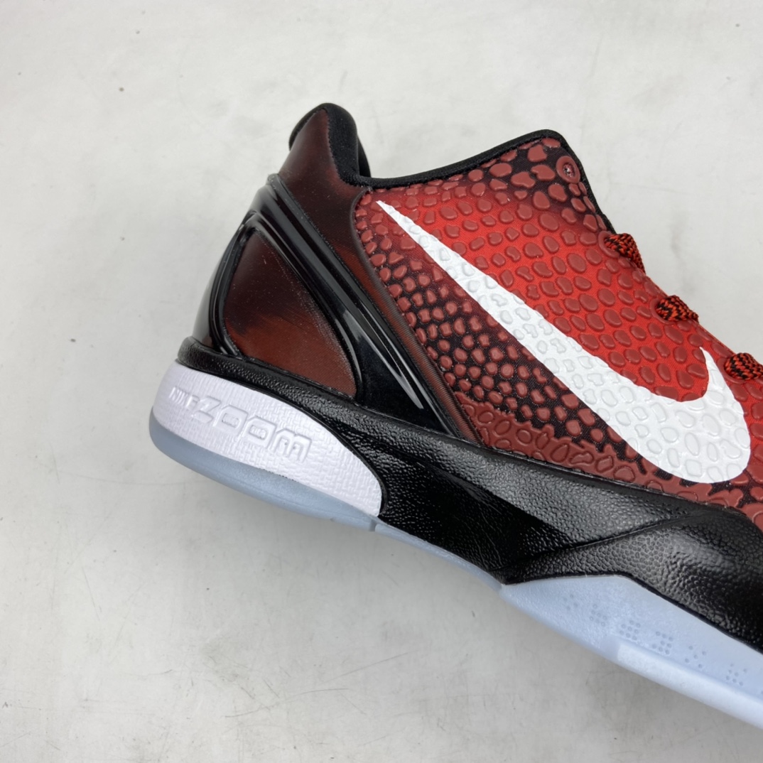 P260 Nike Zoom Kobe VI 科比6代 复刻 黑红色 全明星配色 波点 鱼鳞纹 DH9888-600