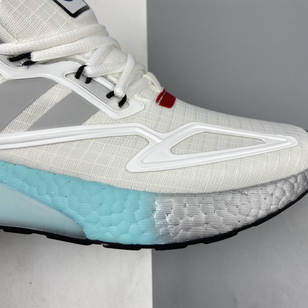220 Nasa x Ad ZX 2K Boost 三叶草联名款爆米花复古跑鞋 FX7054