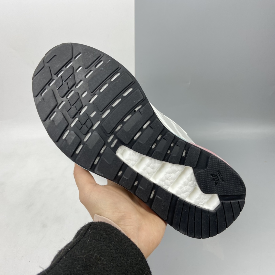 220 Nasa x Ad ZX 2K Boost 三叶草联名款爆米花复古跑鞋 FX7054