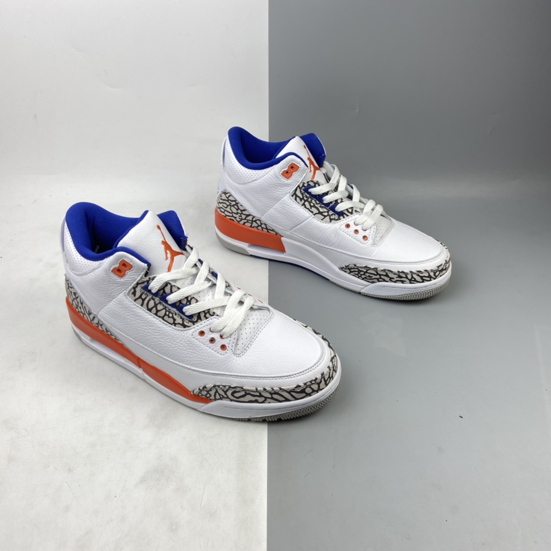 P380 Air Jordan 3 Retro  ” Knocks ” AJ3乔3 尼克斯 男子文化篮球鞋 136064-148