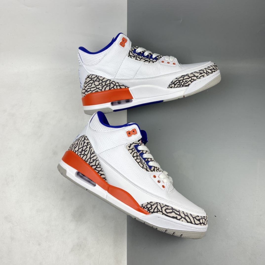P380 Air Jordan 3 Retro  ” Knocks ” AJ3乔3 尼克斯 男子文化篮球鞋 136064-148