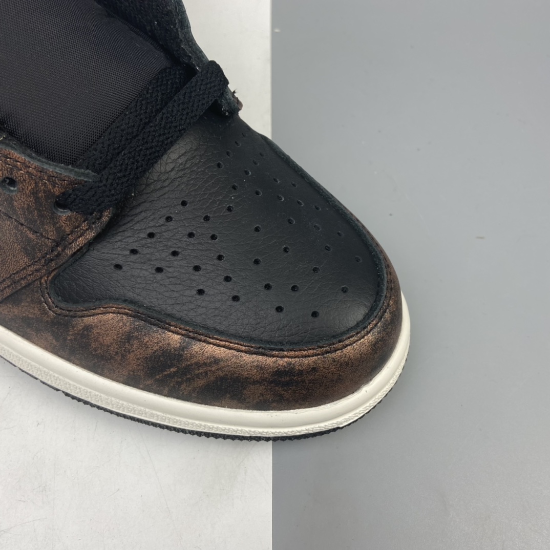 P280 Air Jordan 1 High OG High OG “Shadow” AJ1代经典复古经典高帮百搭文化篮球鞋  做旧古铜影子灰 555088-033