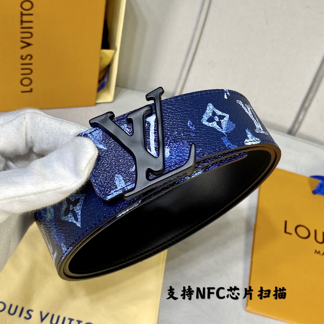 Louis Vuitton Belts Calfskin Cowhide