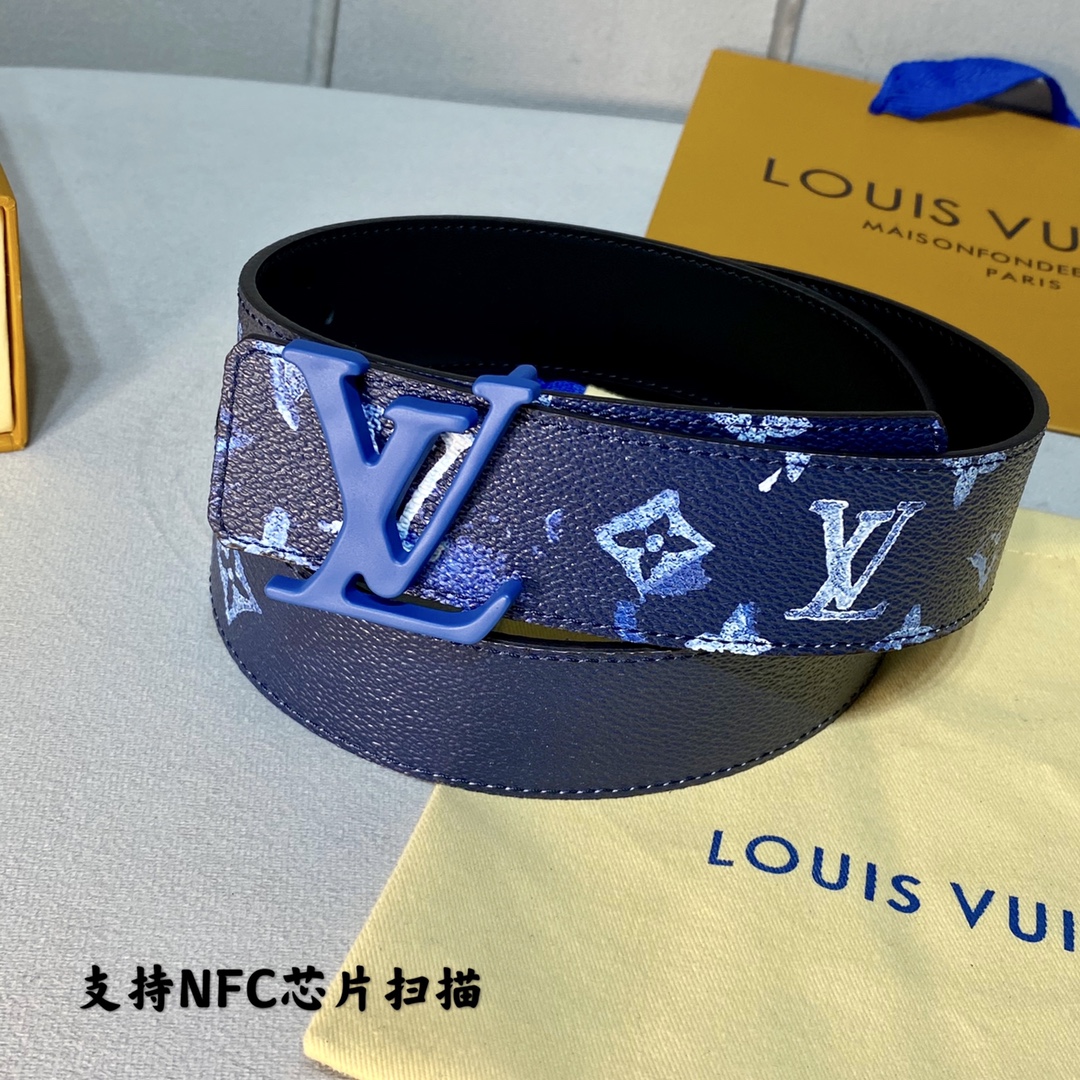 Louis Vuitton Belts Calfskin Cowhide