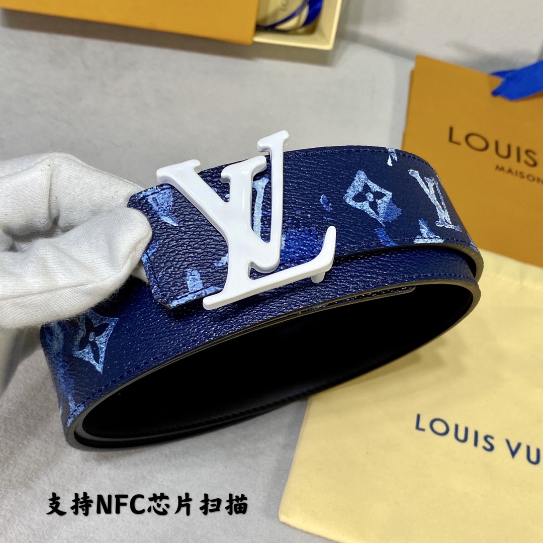 Louis Vuitton Belts Calfskin Cowhide