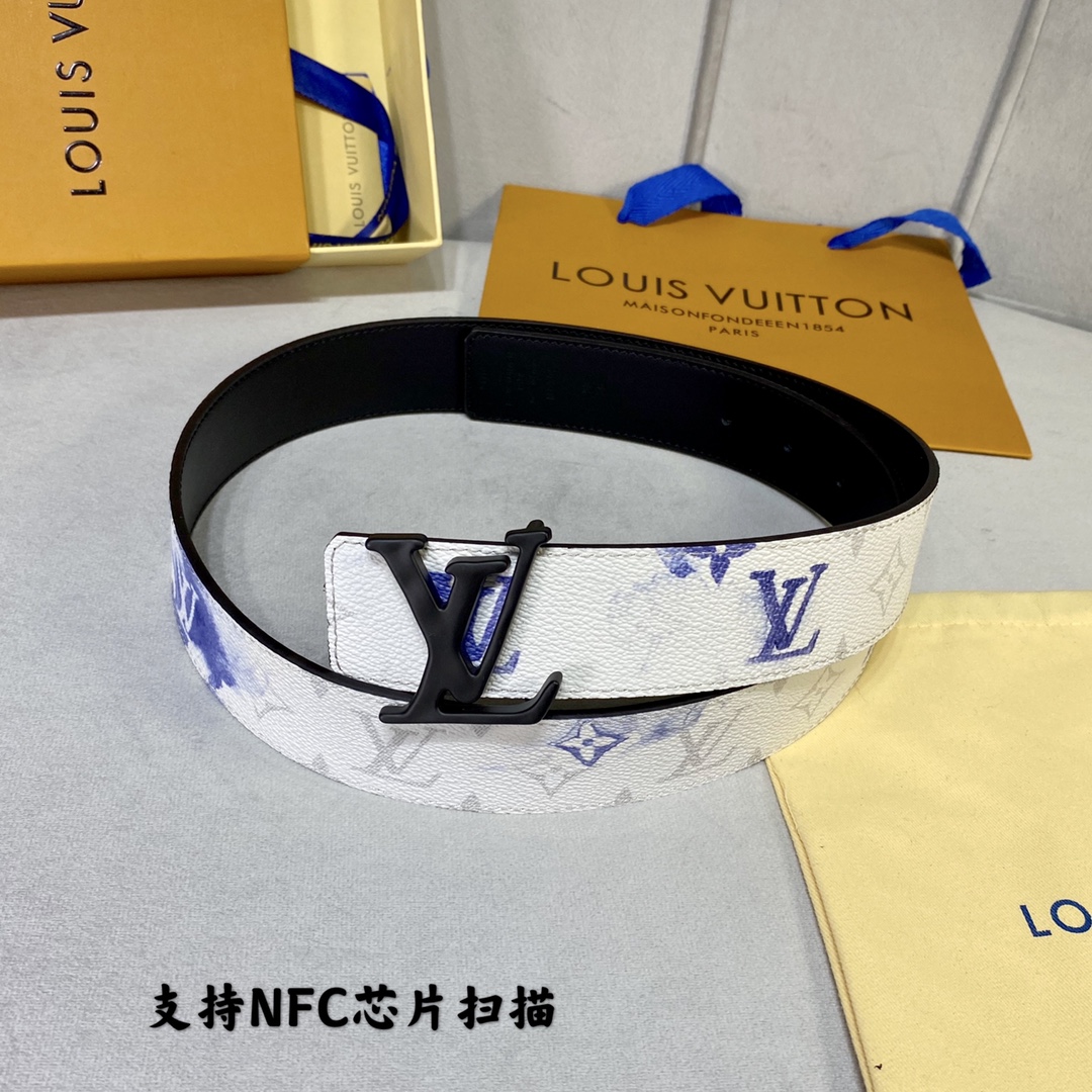 Louis Vuitton Belts Calfskin Cowhide