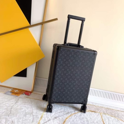 Louis Vuitton 20-inch Cabin Luggage Rolling Suitcase - Black Monogram