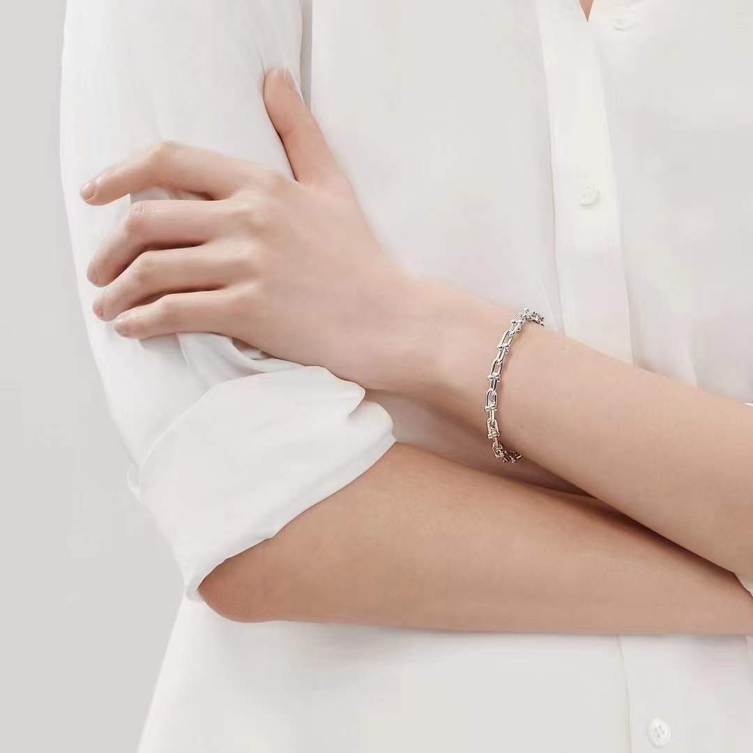 Tiffany & Co. Tiffany&Co.u形竹节手链