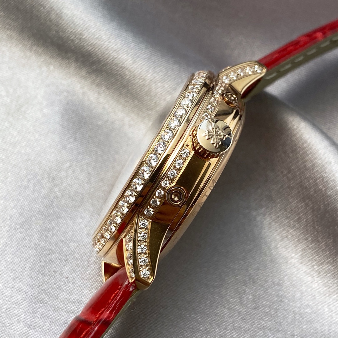 Patek Philippe 百达翡丽4947万年历女表 小红书 PP多功能腕表 搭载原装进口9100月相功能机芯机械表 走时精准零返修