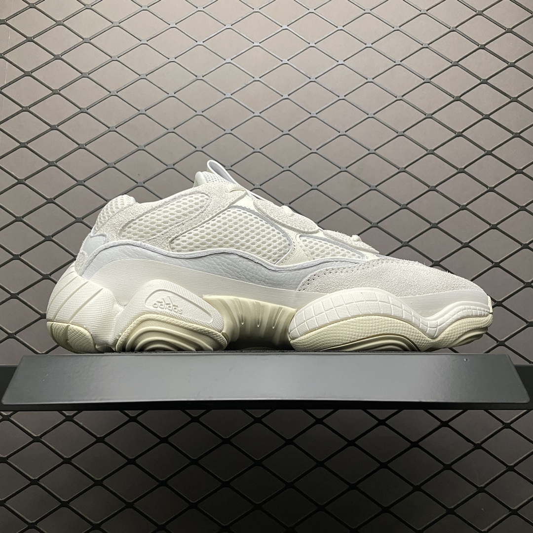 450 纯原版本 AD 阿迪Yeezy 500 侃爷椰子500 ” Bone With ” 骨白 FV3573