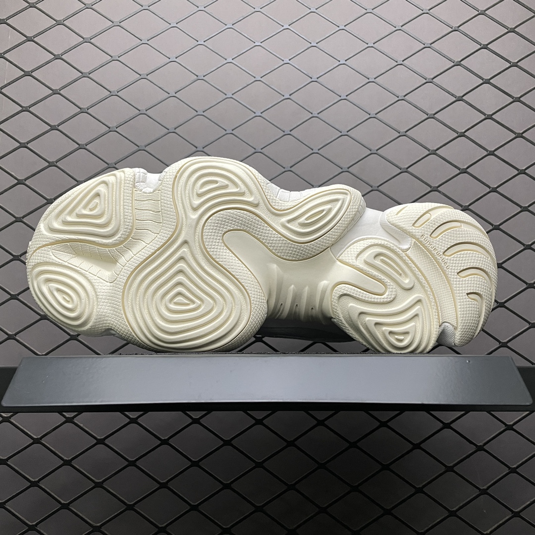 450 纯原版本 AD 阿迪Yeezy 500 侃爷椰子500 ” Bone With ” 骨白 FV3573
