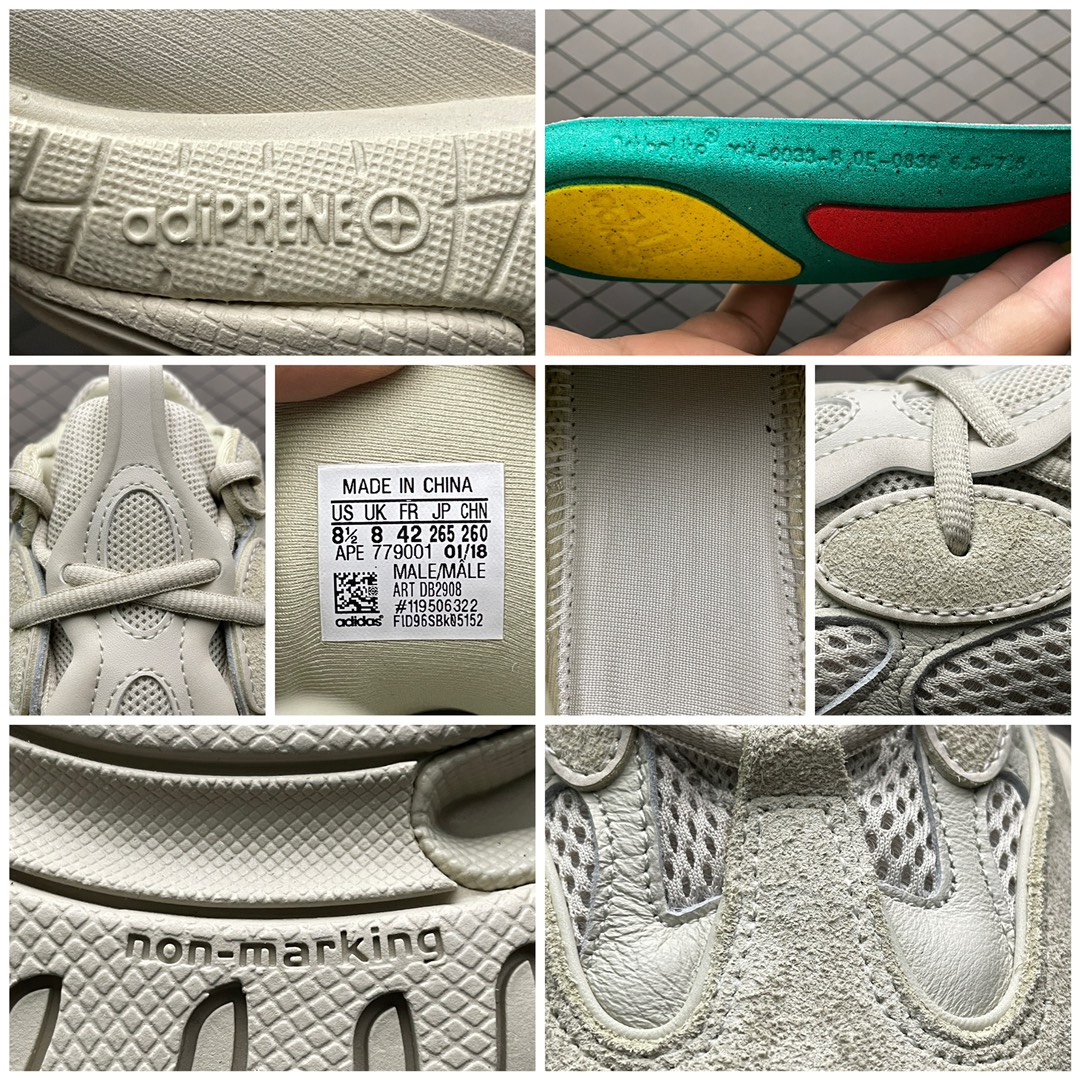 450 纯原版本 AD 阿迪Yeezy 500 侃爷椰子500 ” Blush” 灰白 DB2908