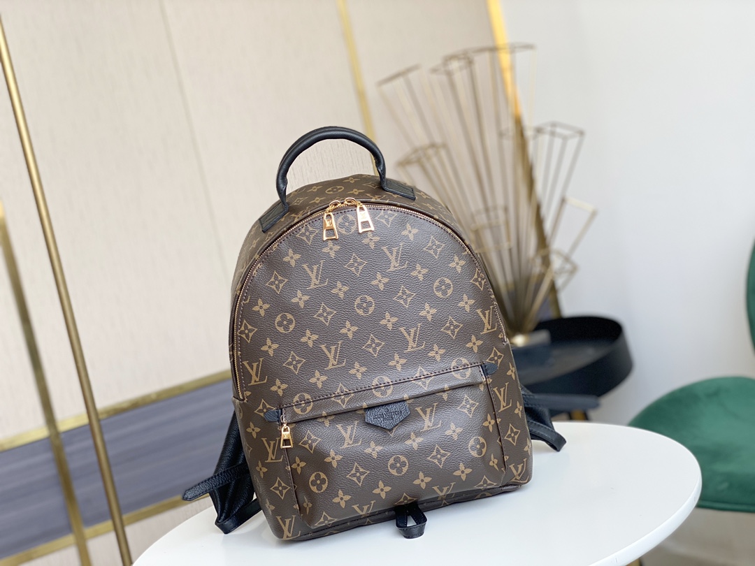p380P Nueva versión de la mochila doble mediana original para presbicia M44874 ✨✨MONOGRAM BACKPACK, que brilló en el de…