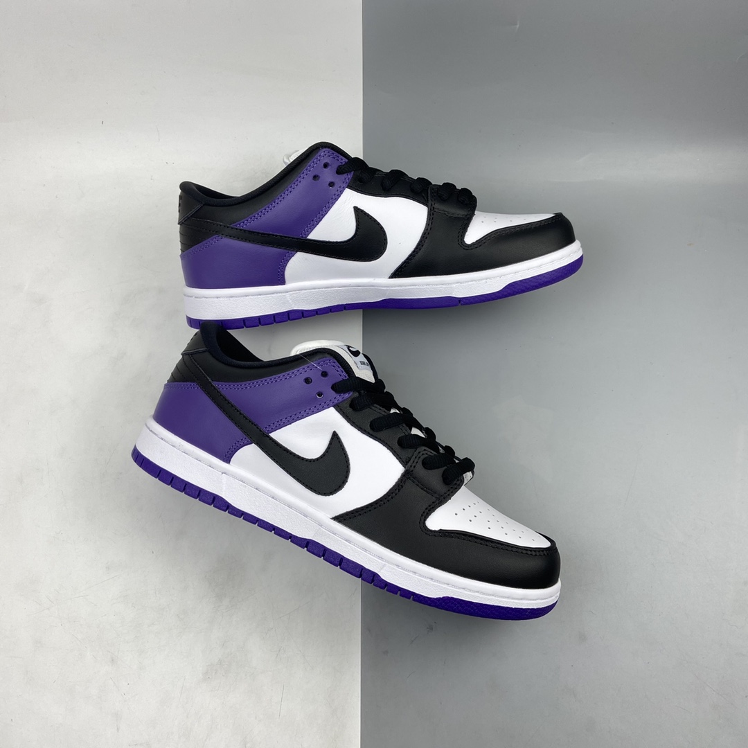 P300 Nike SB Dunk Low “Court Purple”恶人紫”SB低帮时尚休闲滑板鞋 BQ6817-500