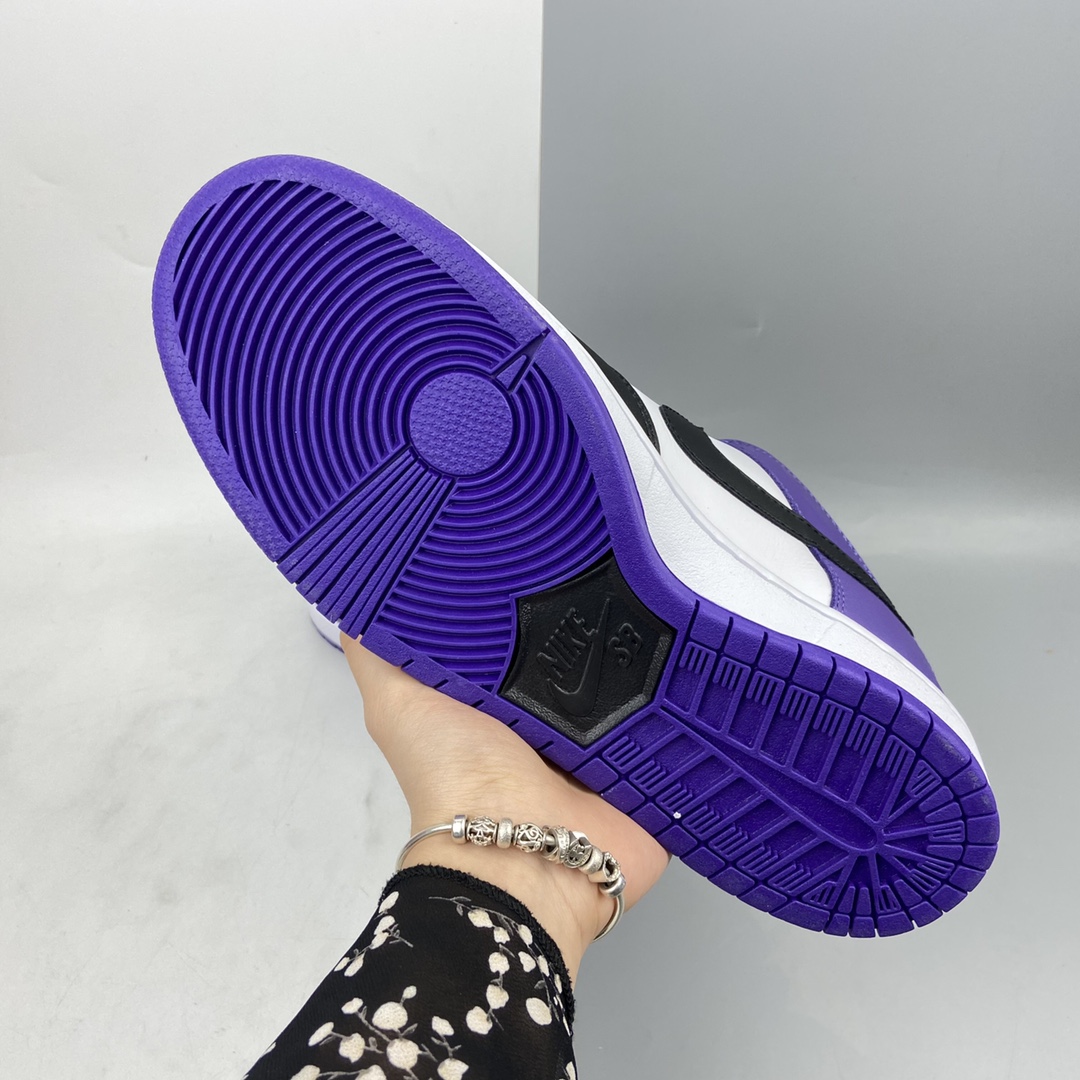 P300 Nike SB Dunk Low “Court Purple”恶人紫”SB低帮时尚休闲滑板鞋 BQ6817-500