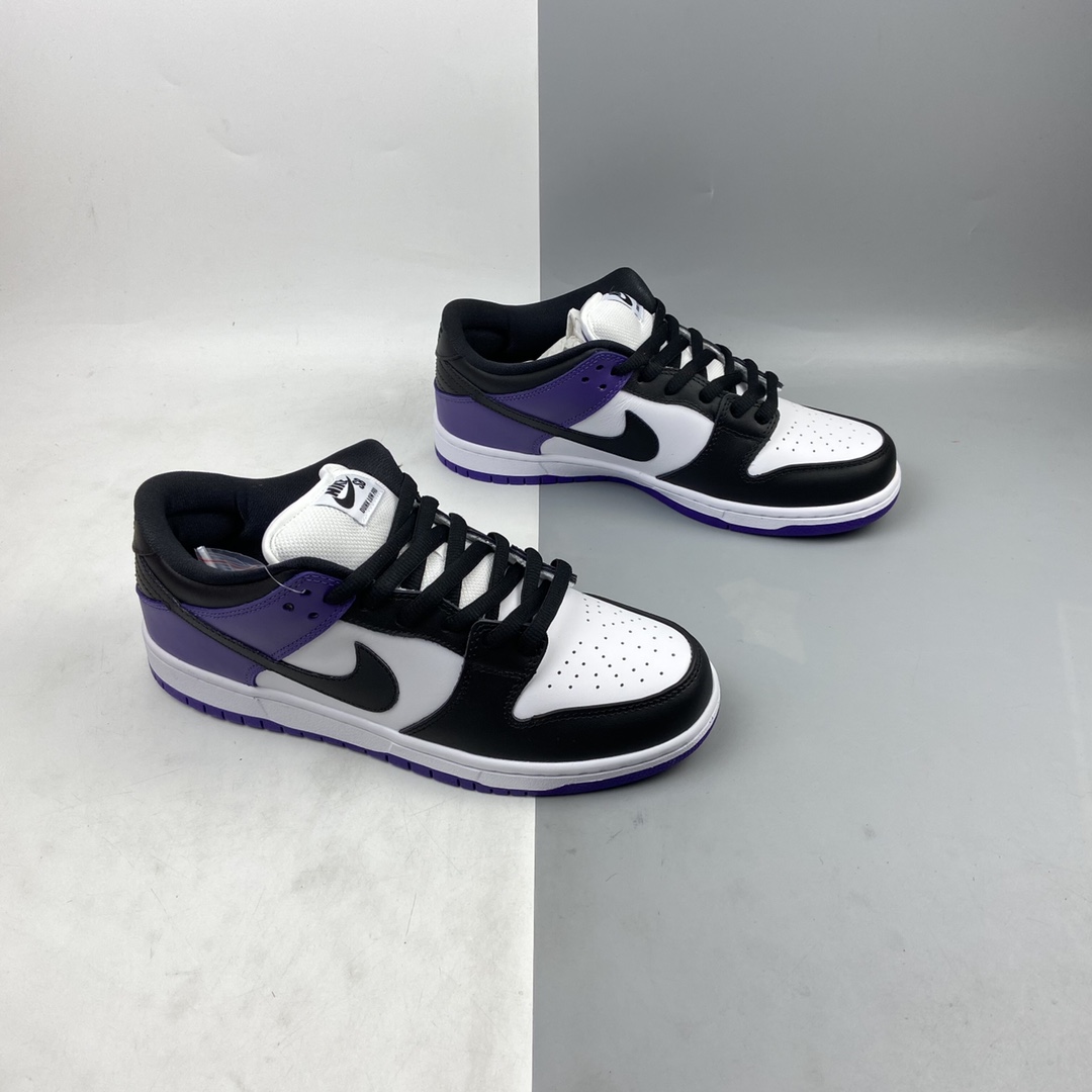 P300 Nike SB Dunk Low “Court Purple”恶人紫”SB低帮时尚休闲滑板鞋 BQ6817-500