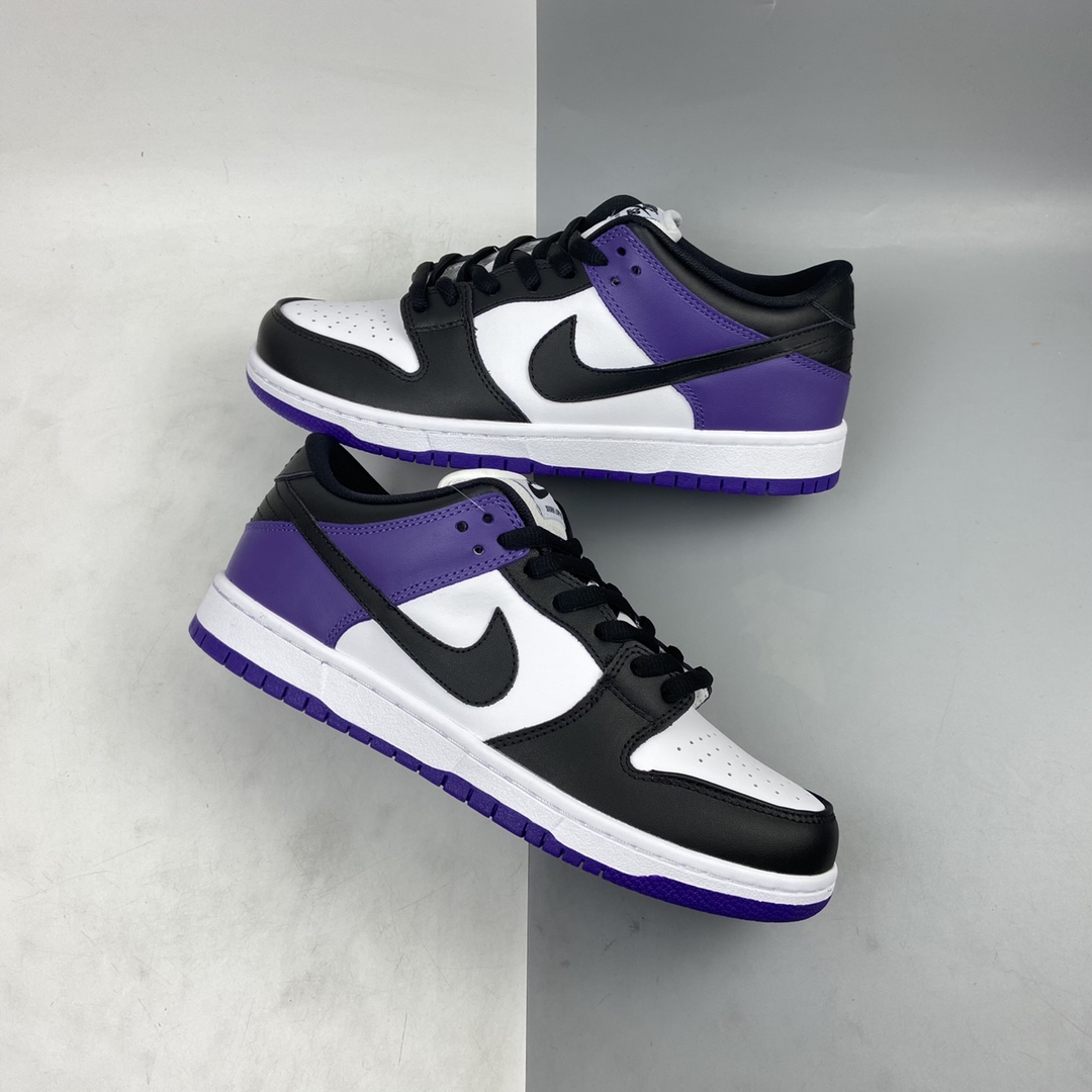 P300 Nike SB Dunk Low “Court Purple”恶人紫”SB低帮时尚休闲滑板鞋 BQ6817-500