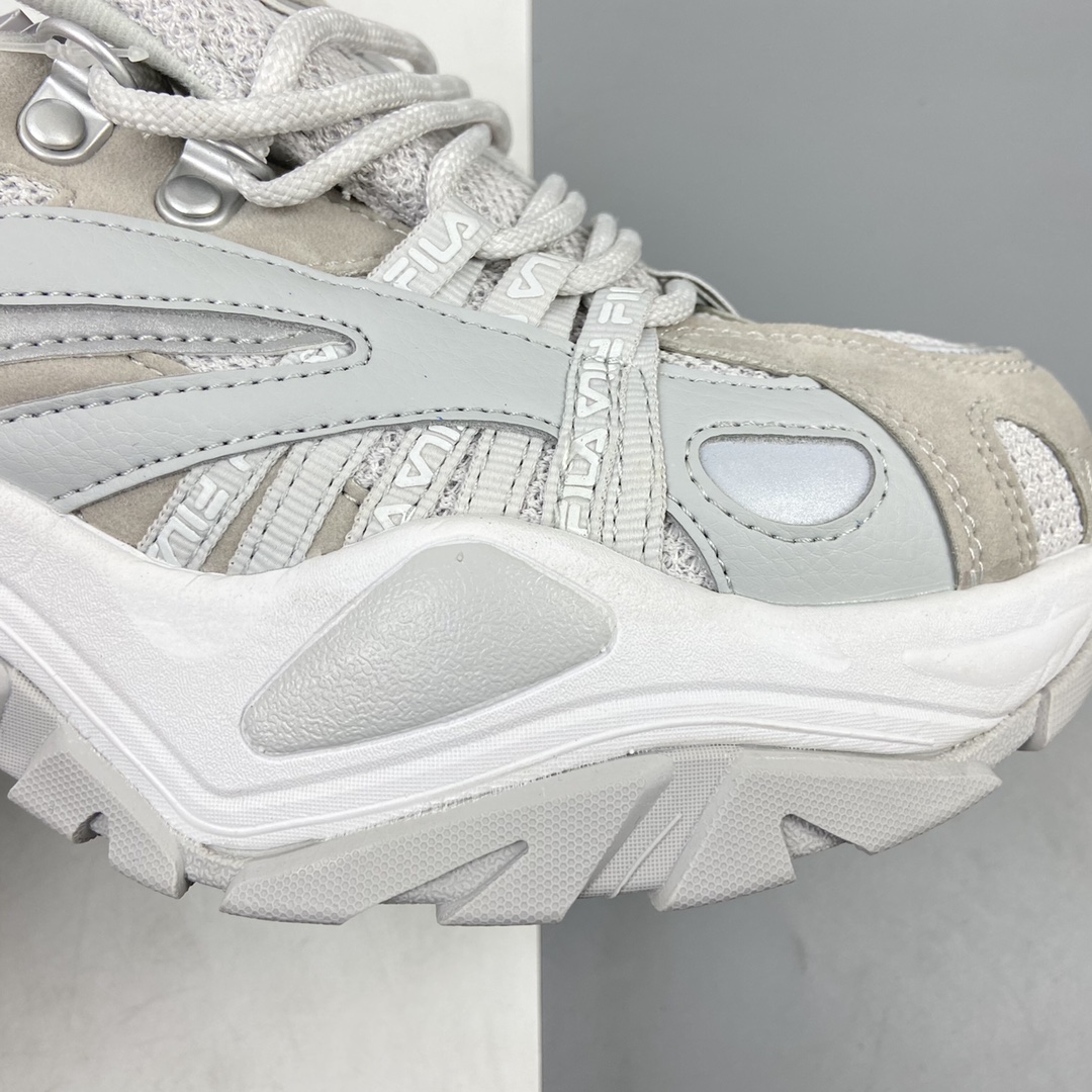 P200 Fila Inteation Light 斐乐鱼刺二代反光内增高老爹鞋 T12W041107FLS