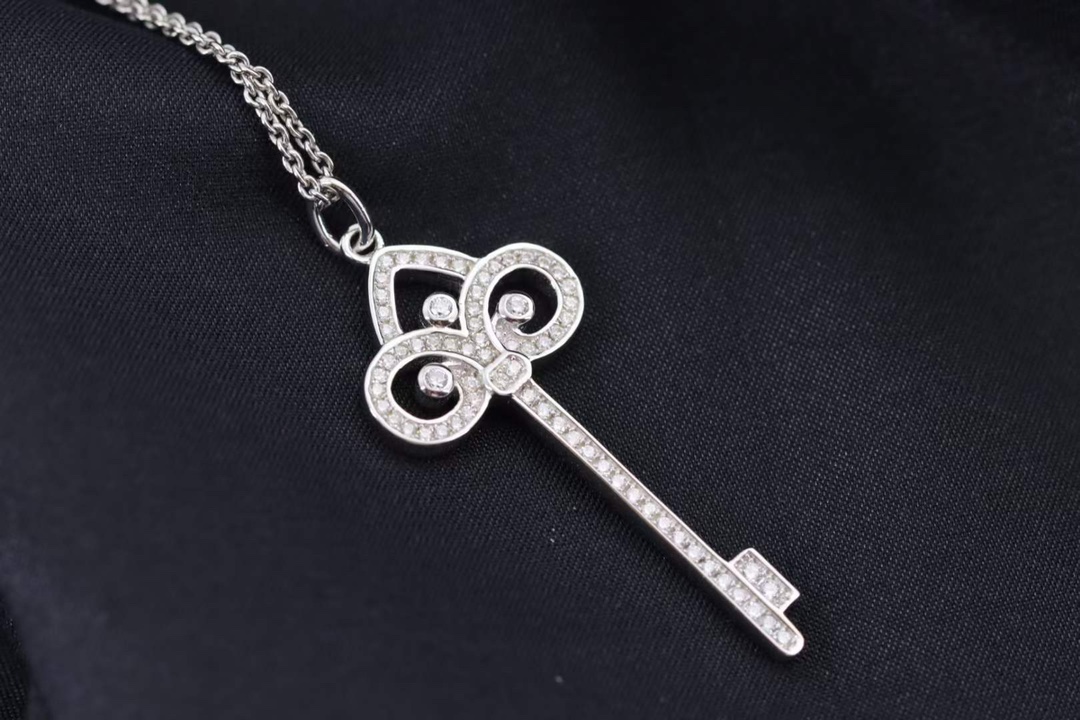 Tiffany & Co. Tiffany&Co.鸢尾花钥匙项链 纯银