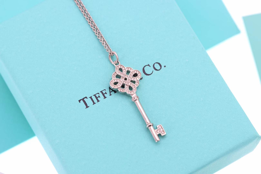 Tiffany & Co. Tiffany&Co.中国结钥匙项链 纯银