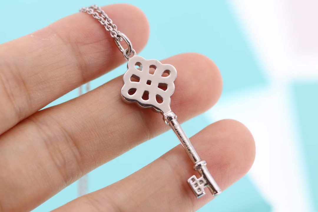 Tiffany & Co. Tiffany&Co.中国结钥匙项链 纯银